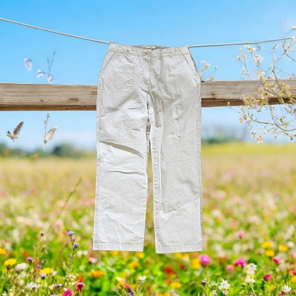 NORTHERN reflections vintage khaki pants size 10 wide leg - Picture 1 of 6